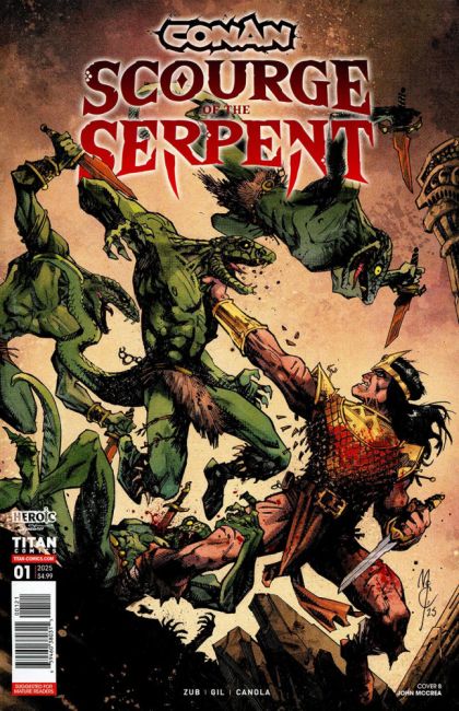 2025 - Conan The Barbarian: Scourge Of The Serpent #1 Var. B - M - ENG 1