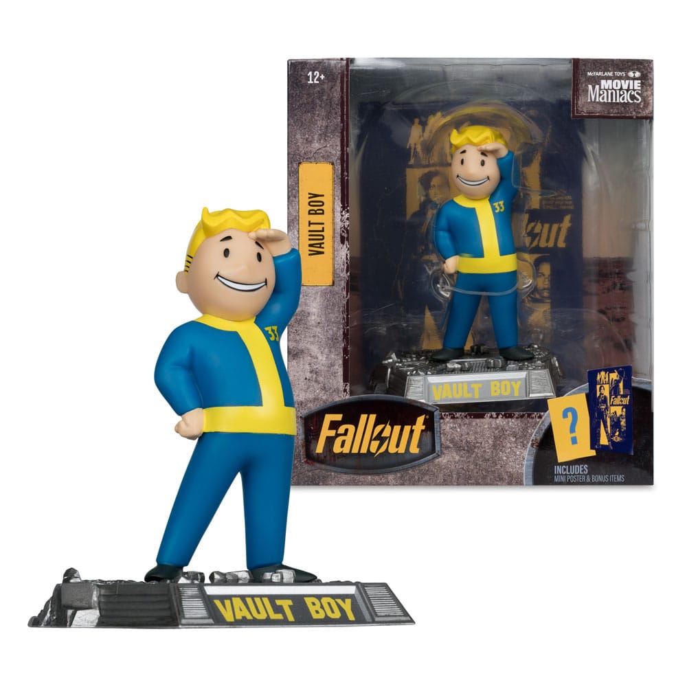 Fallout Movie Maniacs Action Figure Vault Boy Version 3 14 cm - M 6
