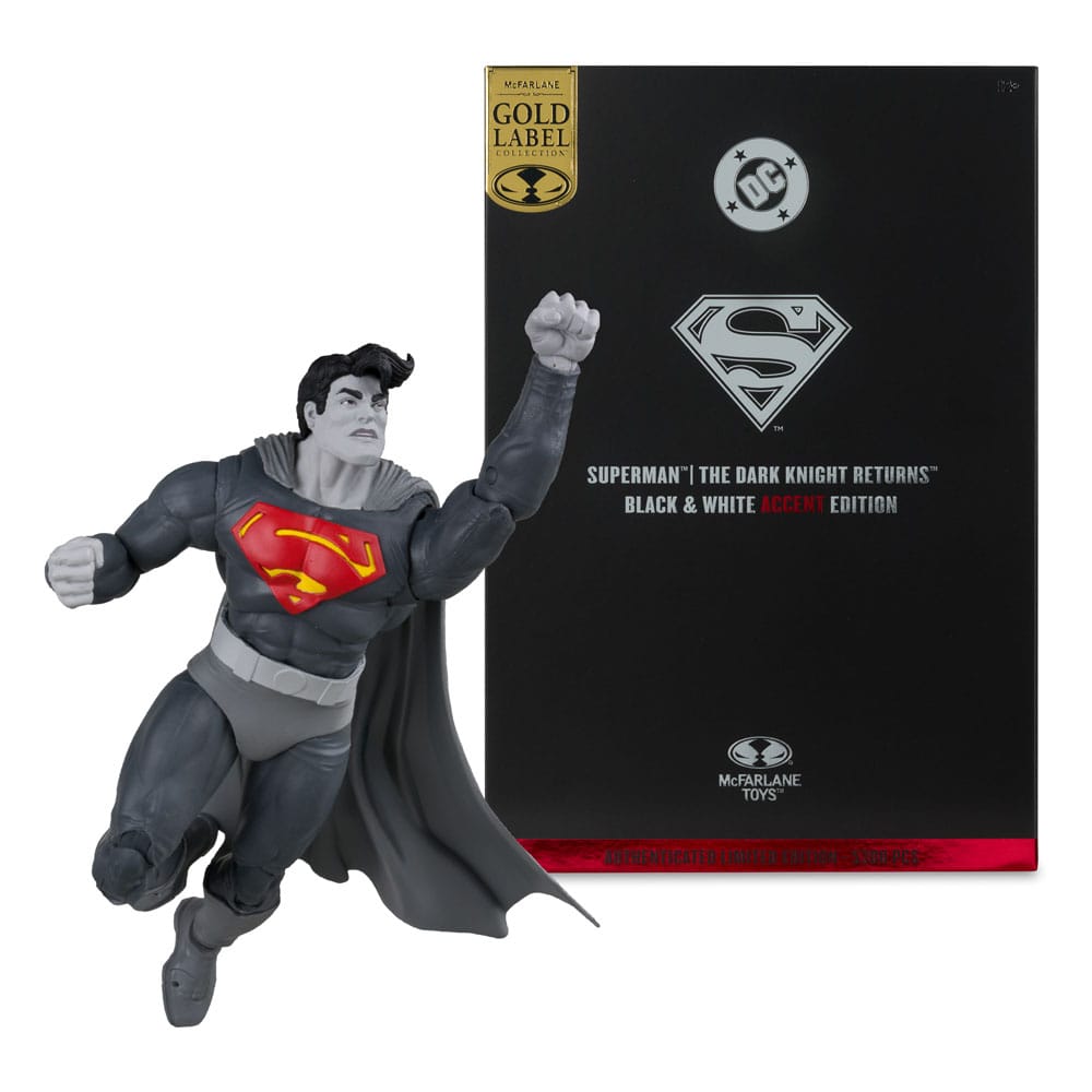 DC Multi. Act. Fig. Superman - B&W Accent Edition - 18 cm - M 3