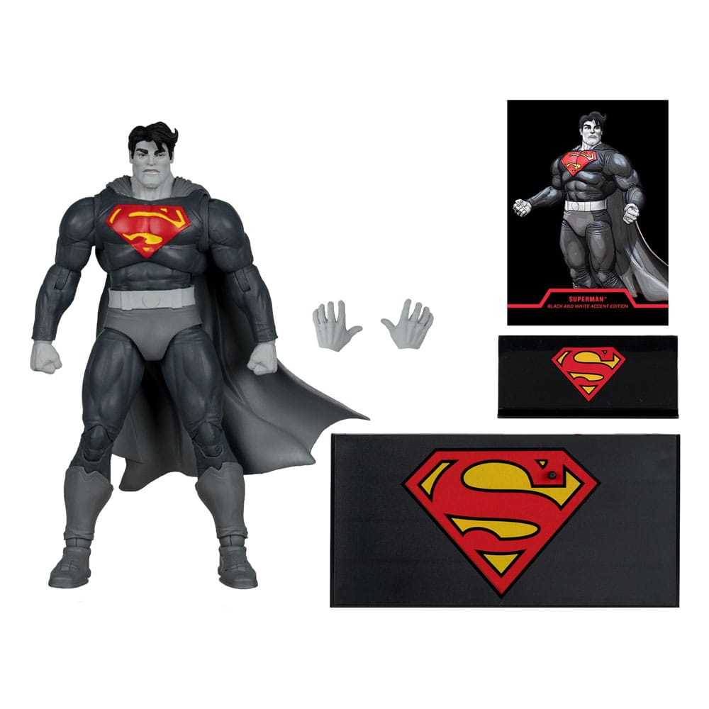 DC Multi. Act. Fig. Superman - B&W Accent Edition - 18 cm - M 4
