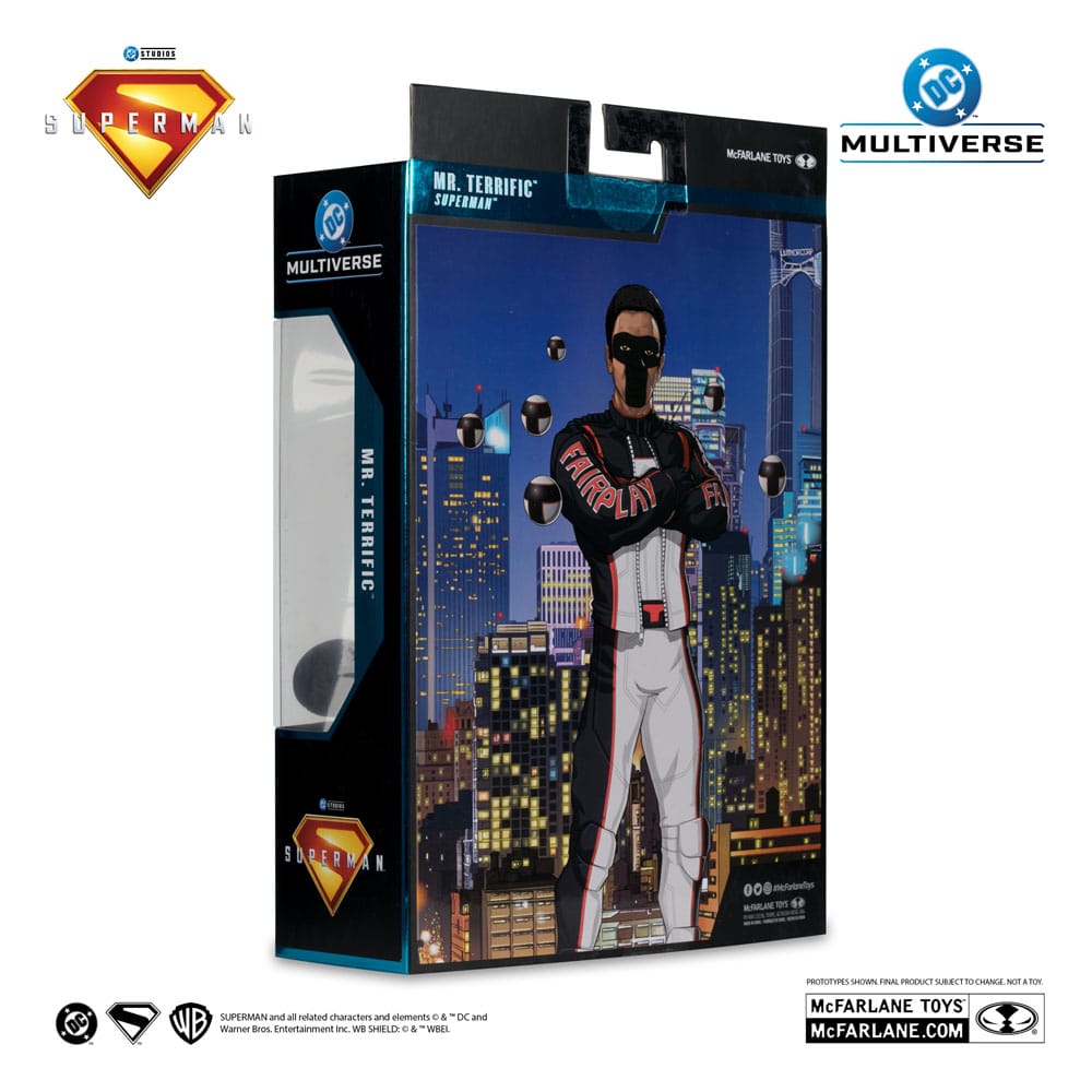 Superman (2025) DC Multiverse Deluxe Theatrical Edition Action Figure Mr. Terrific (Red Platinum Edition) 18 cm - M 6