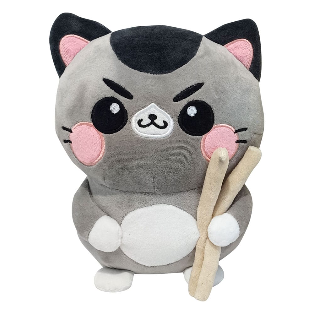 Funny Cat Plush Figure Cat with Chopsticks 25 cm - M 1