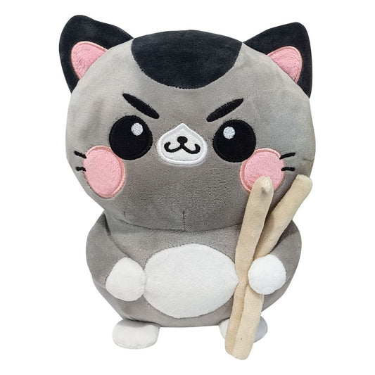 Funny Cat Plush Figure Cat with Chopsticks 25 cm - M 1