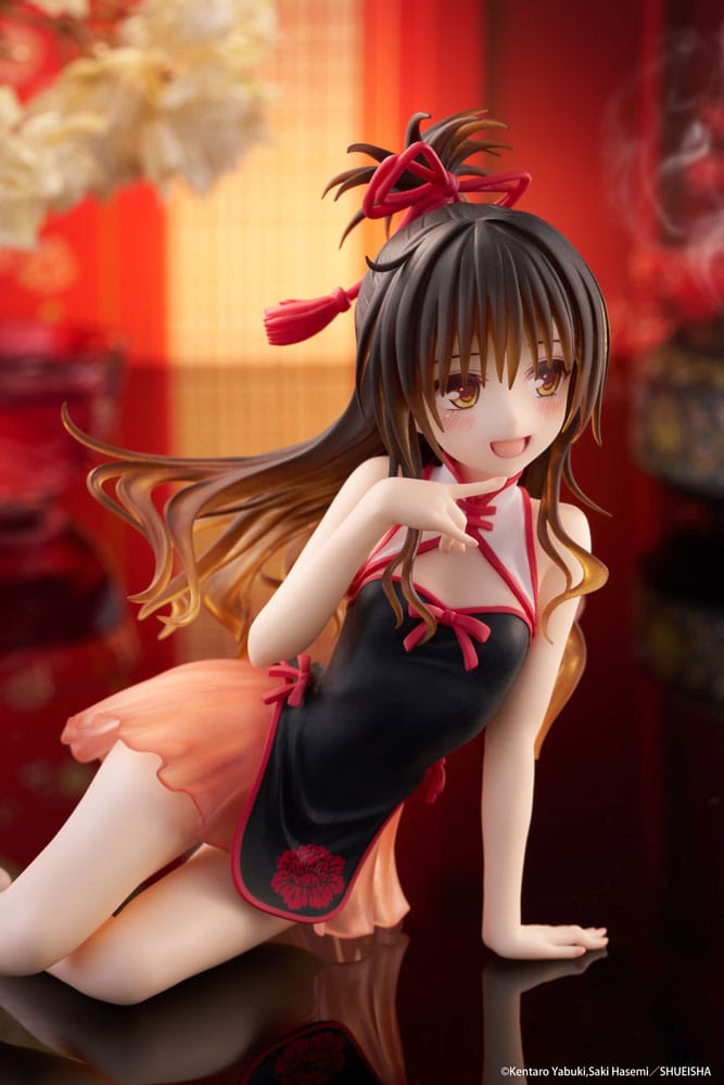 To Love-Ru Darkness Pvc Statue Desktop Cute Figure Mikan Yuki Chinese Dress Ver. 13 Cm - M 6