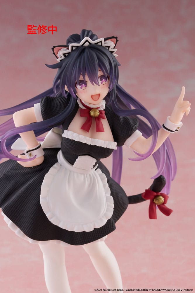 Date A Live V Coreful Pvc Statue Tohka Yatogami Cat Ear Maid Ver. 18 Cm - M 6