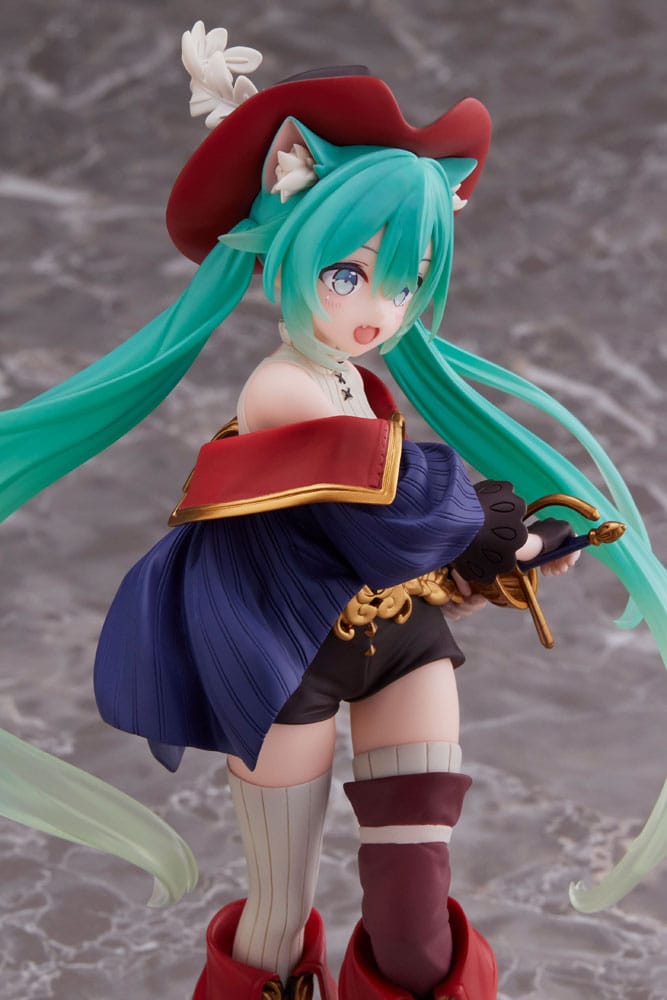 Hatsune Miku Wonderland Puss in Boots PVC Statue 18 cm - M 6
