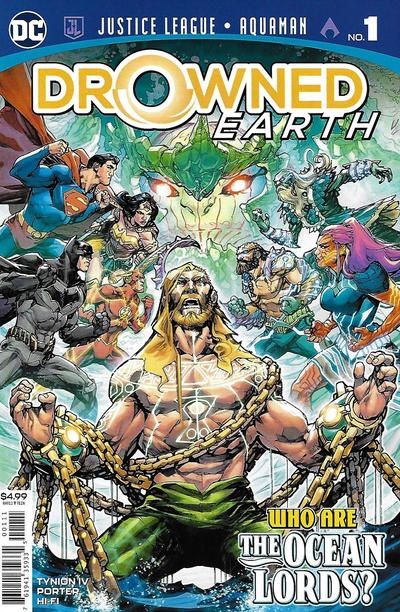 2018 - Justice League / Aquaman: Drowned Earth #1 Var. A - Part One - M - ENG - PRE-ORDER 1