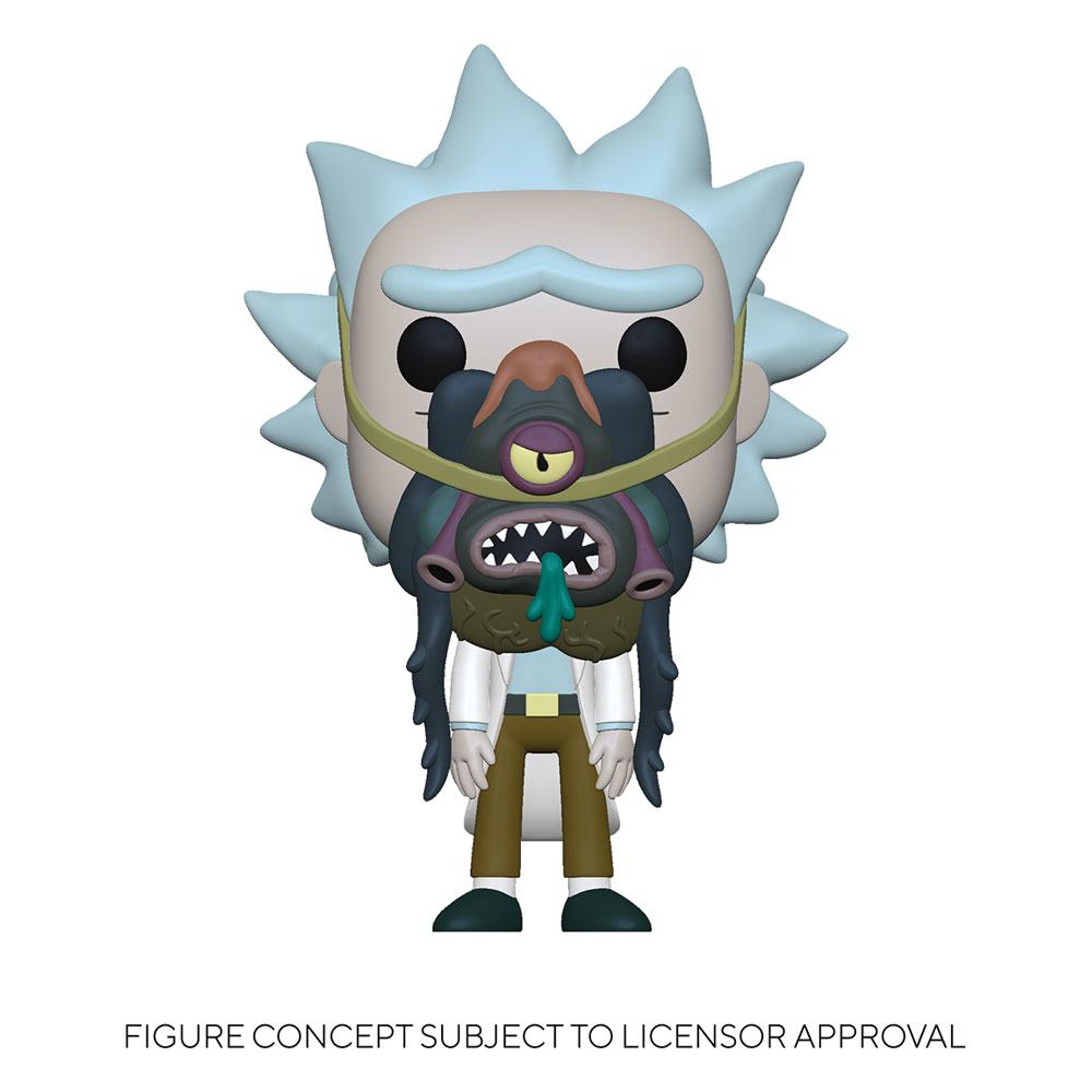 Rick & Morty POP! Animation Vinyl Figure Rick w/ Glorzo 9 cm - M 1