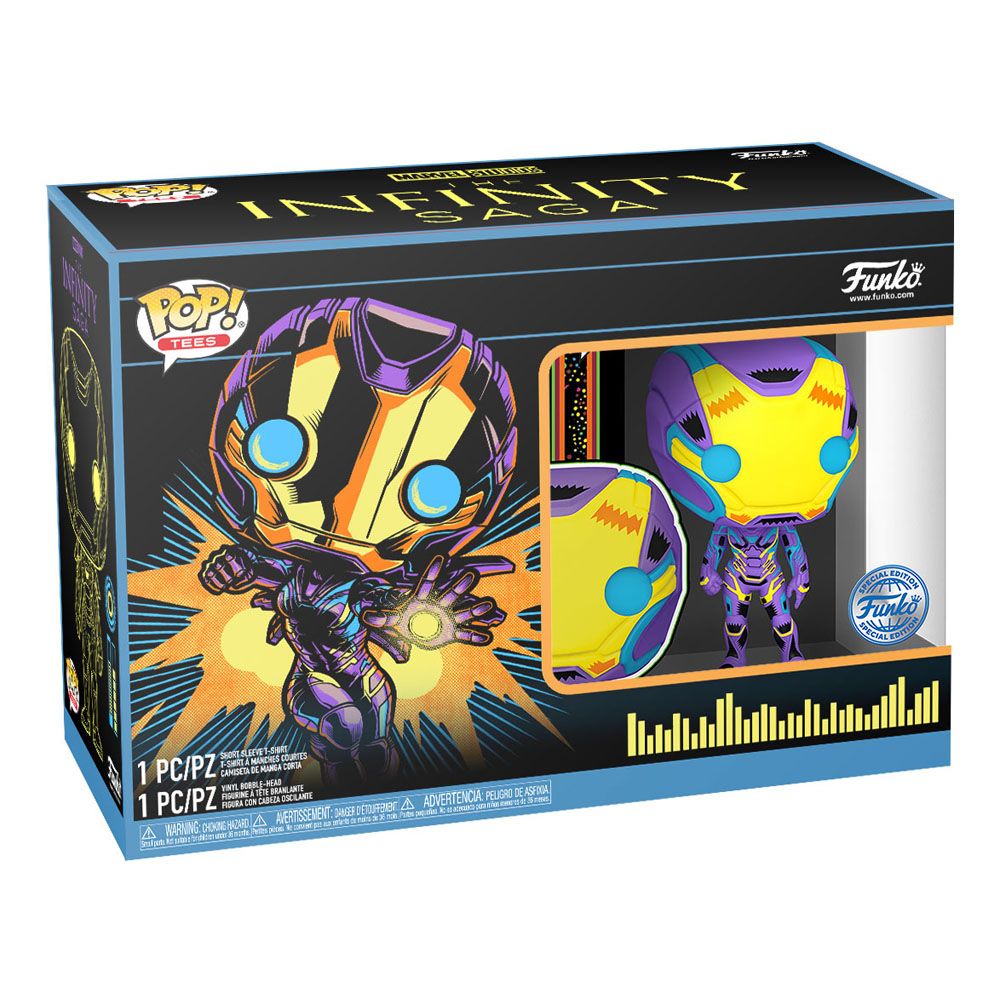 Marvel Studios The Infinity Saga - Rescue Blacklight Pop + T-Shirt (M Size) - M 5