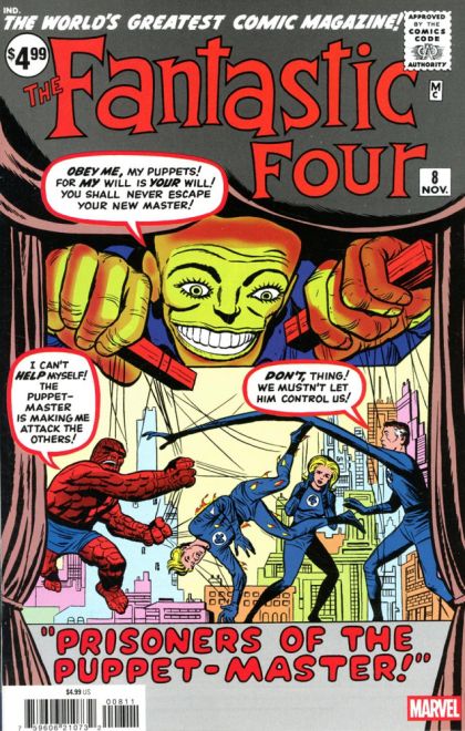 2025 - Fantastic Four, Vol. 1 #8 Var. C - "Prisoners of the Puppet Master!" - M - ENG - PRE-ORDER 1