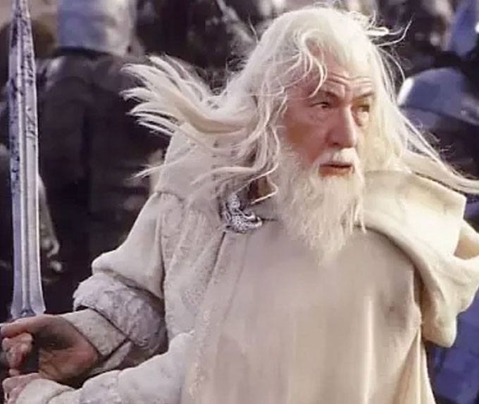 The Lord of the Rings Figures of Fandom PVC Statue Gandalf the White 23 cm - M 5