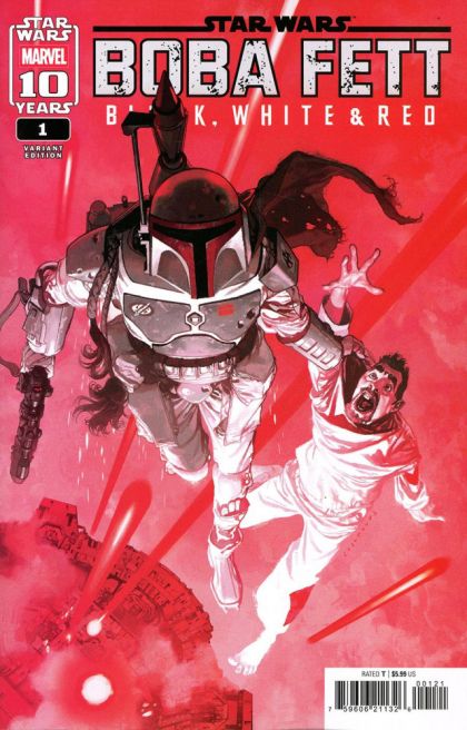 2025 - Star Wars: Boba Fett - Black, White And Red #1 Var. B - The Impossible Job - M - ENG - PRE-ORDER 1