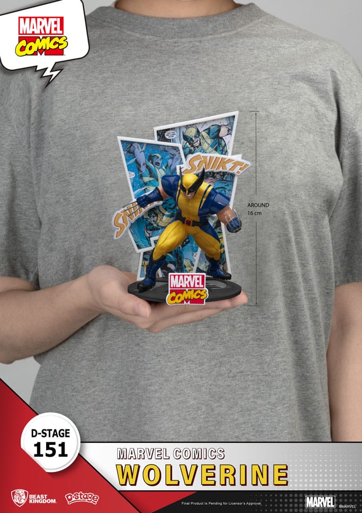 Marvel D-Stage PVC Diorama Wolverine 16 cm - M 4
