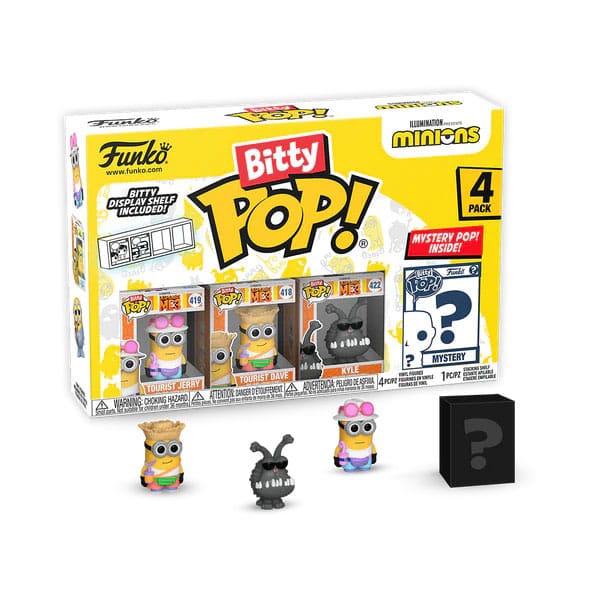 Minions Bitty Pop! Vinyl Figure 4-Pack Young Gru 2,5 cm - M 1