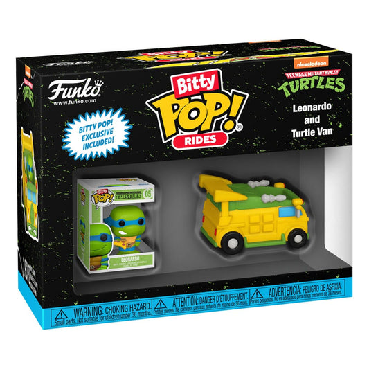 TMNT Pop! Rides Vinyl Figure Leonardo w/Van 2,5 cm - M 1