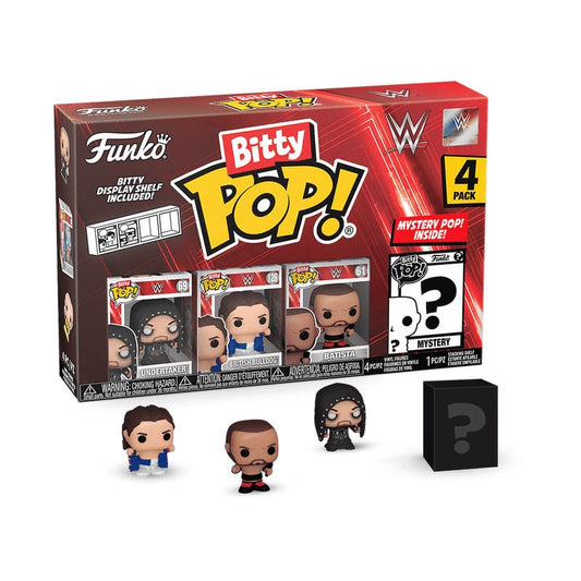 WWE Bitty Pop! Vinyl Figure 4-Pack The Undertaker 2,5 cm - M 1