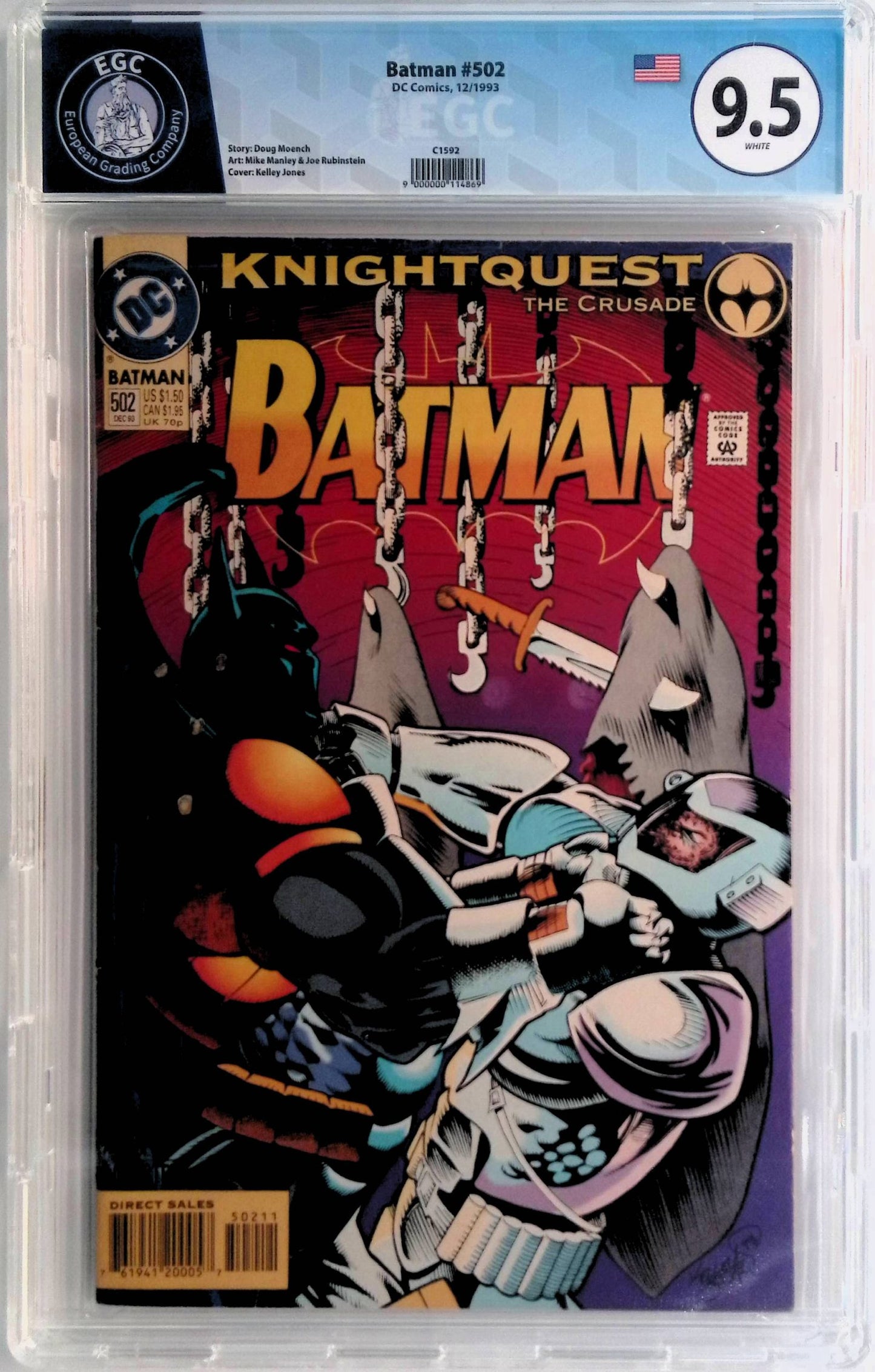 1993 - Batman, Vol. 1 #502 Var. A - NM+ - ENG 1