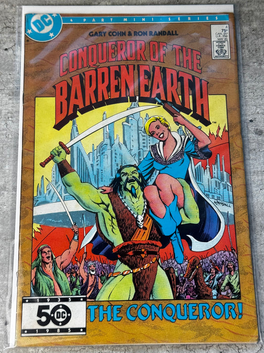 1985 - Conqueror of the Barren Earth #4 Var. A - The Conqueror - VF/NM - ENG 1