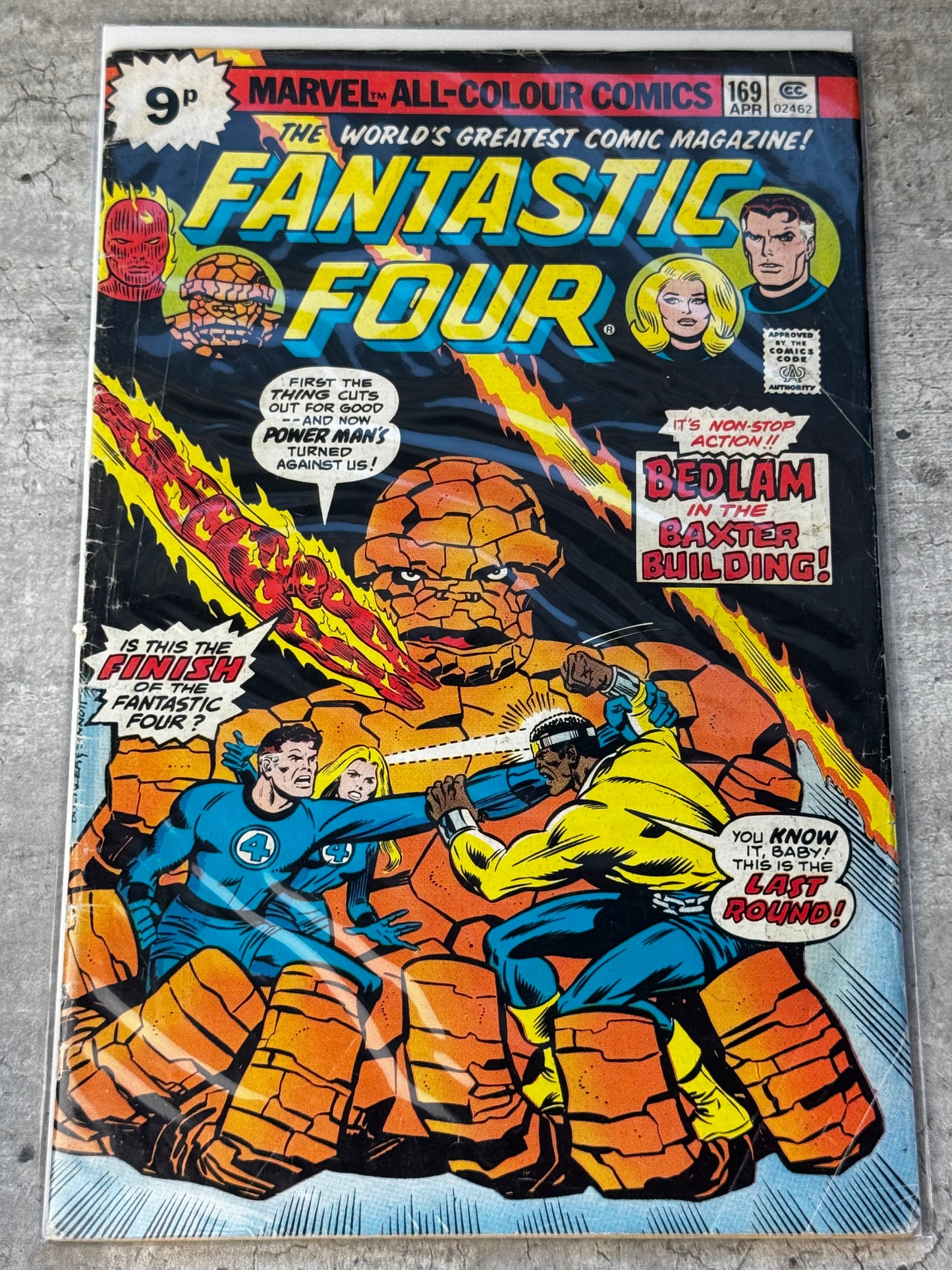 1976 - Fantastic Four, Vol. 1 #169 Var. C - VF/NM - ENG 1