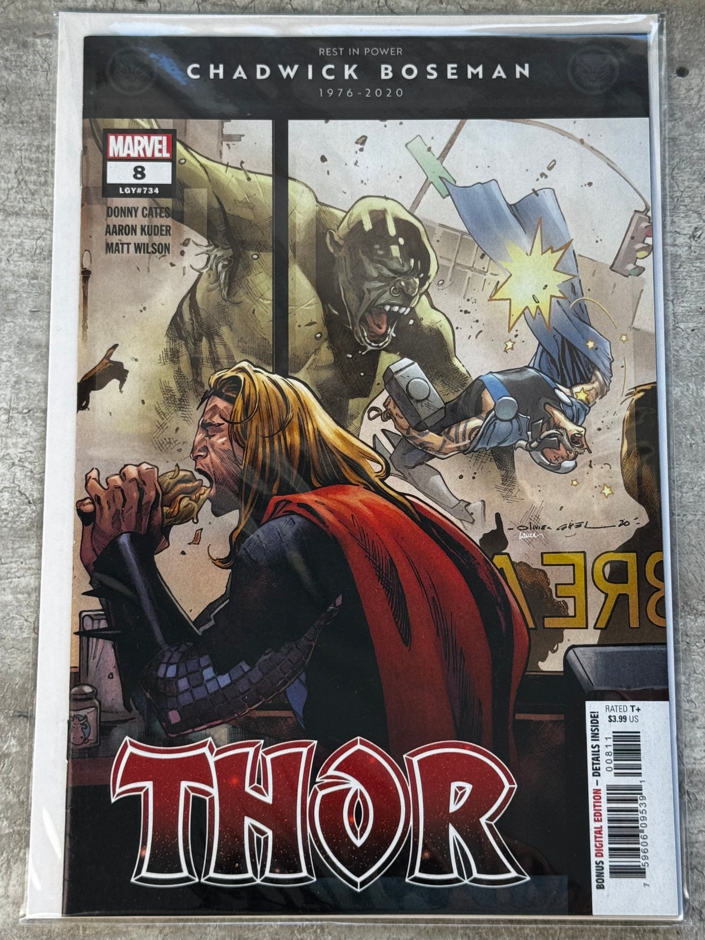 2020 - Thor, Vol. 6 #8 Var. A - Hammerfall, Part Two - NM+ - ENG 1
