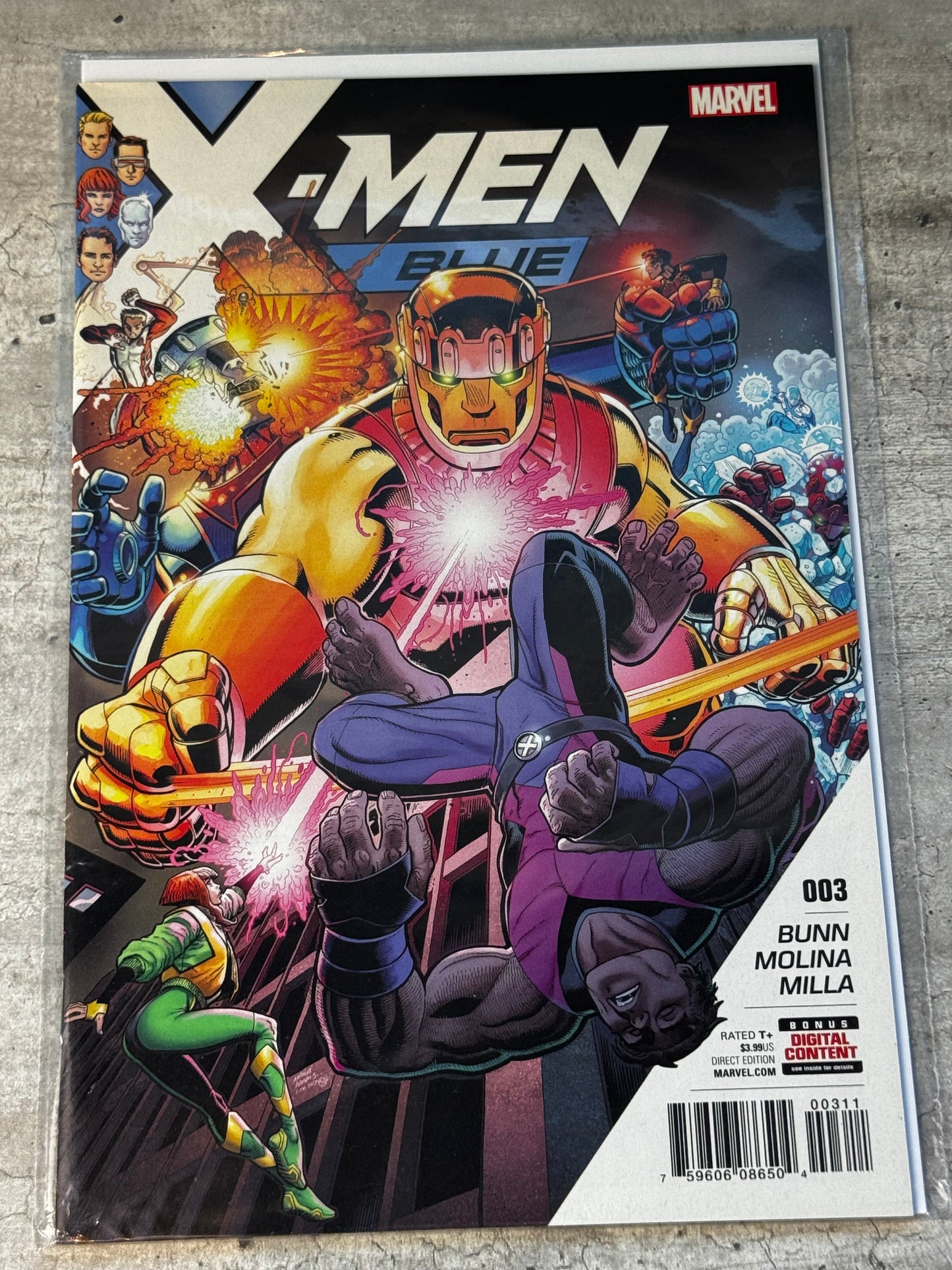 2017 - X-Men: Blue #3 Var. A - NM+ - ENG 1