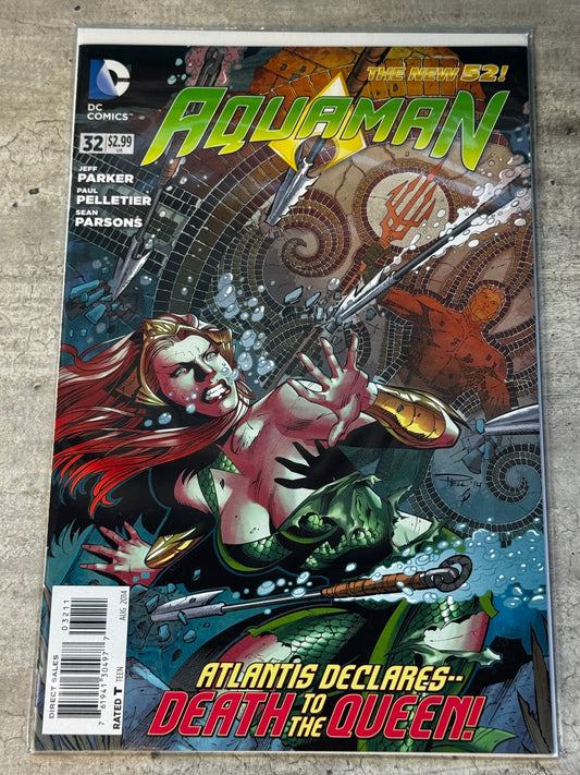 2014 - Aquaman, Vol. 7 #32 Var. A - It Lives - NM+ - ENG 1