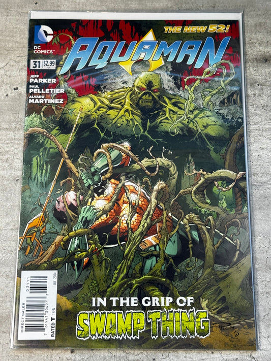 2014 - Aquaman, Vol. 7 #31 Var. A - In The Muck - NM+ - ENG 1