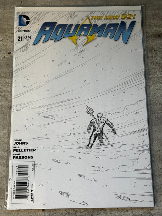 2013 - Aquaman, Vol. 7 #21 Var. C - Chapter Three: Confrontation - NM+ - ENG 1