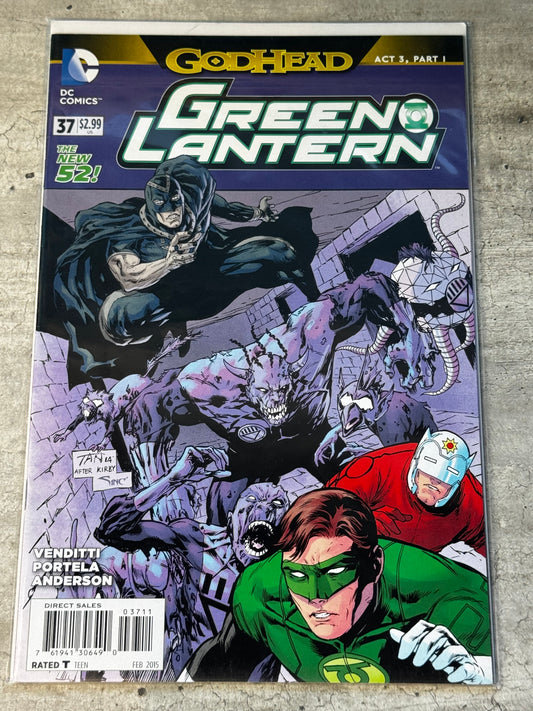 2014 - Green Lantern, Vol. 5 #37 Var. A - Act 3, Part 1: Wall - NM+ - ENG 1
