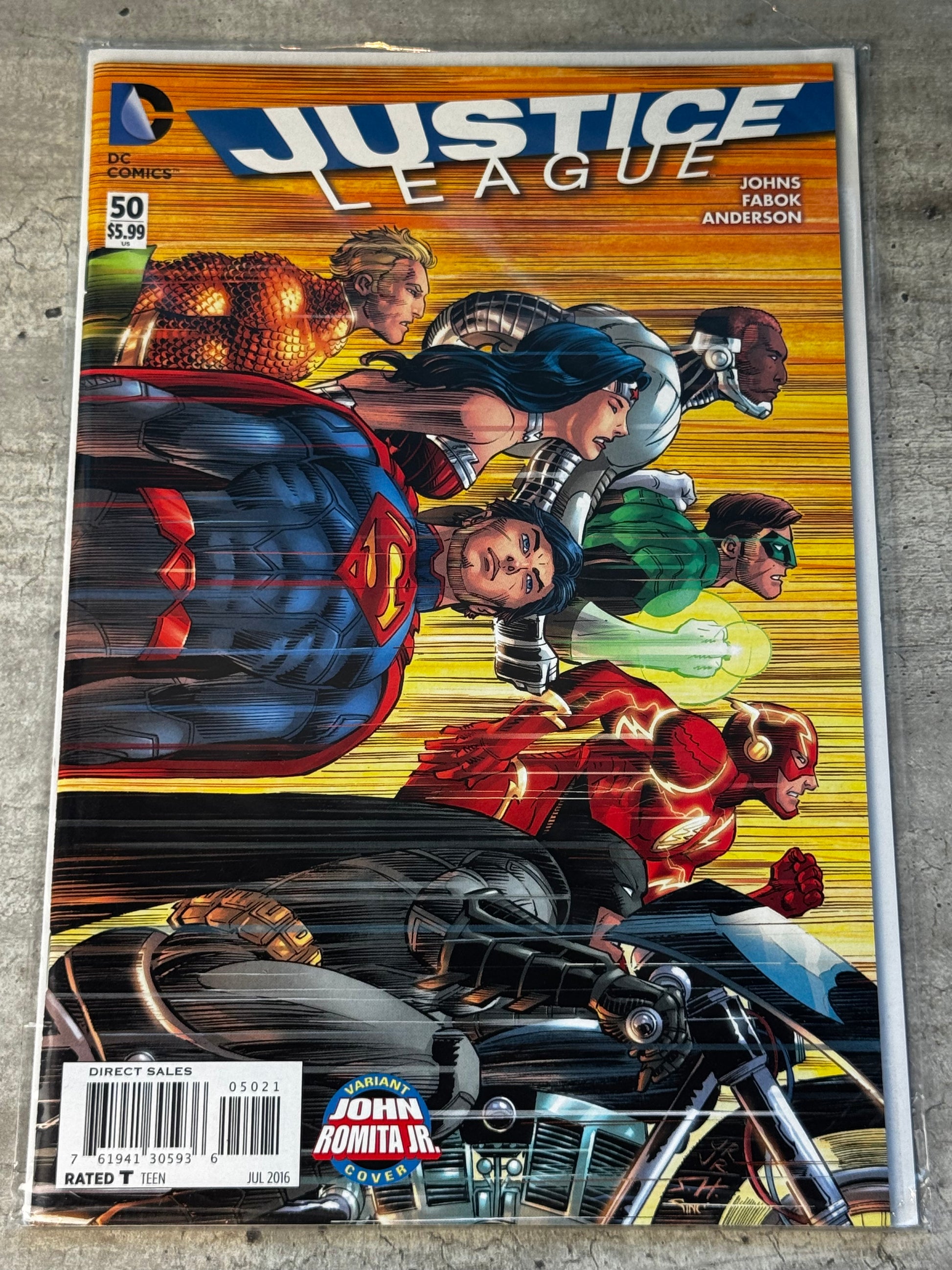 2016 - Justice League, Vol. 1 #50 Var. B - NM+ - ENG 1