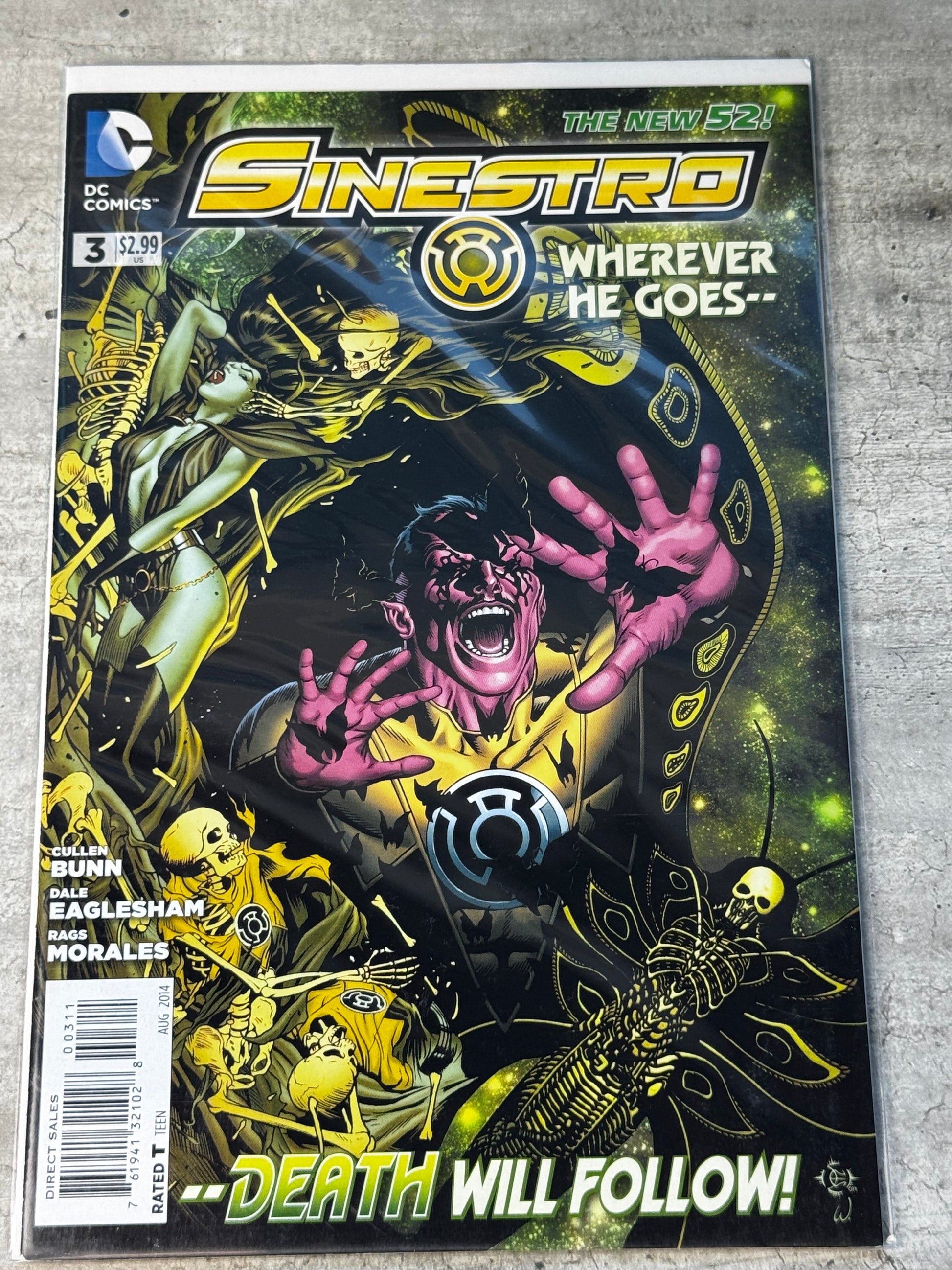 2014 - Sinestro #3 Var. A - Heresy Of Fear - NM+ - ENG 1