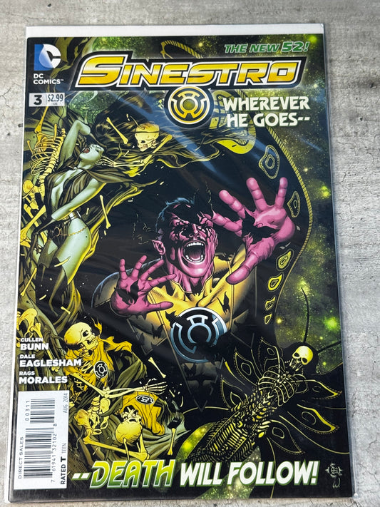 2014 - Sinestro #3 Var. A - Heresy Of Fear - NM+ - ENG 1
