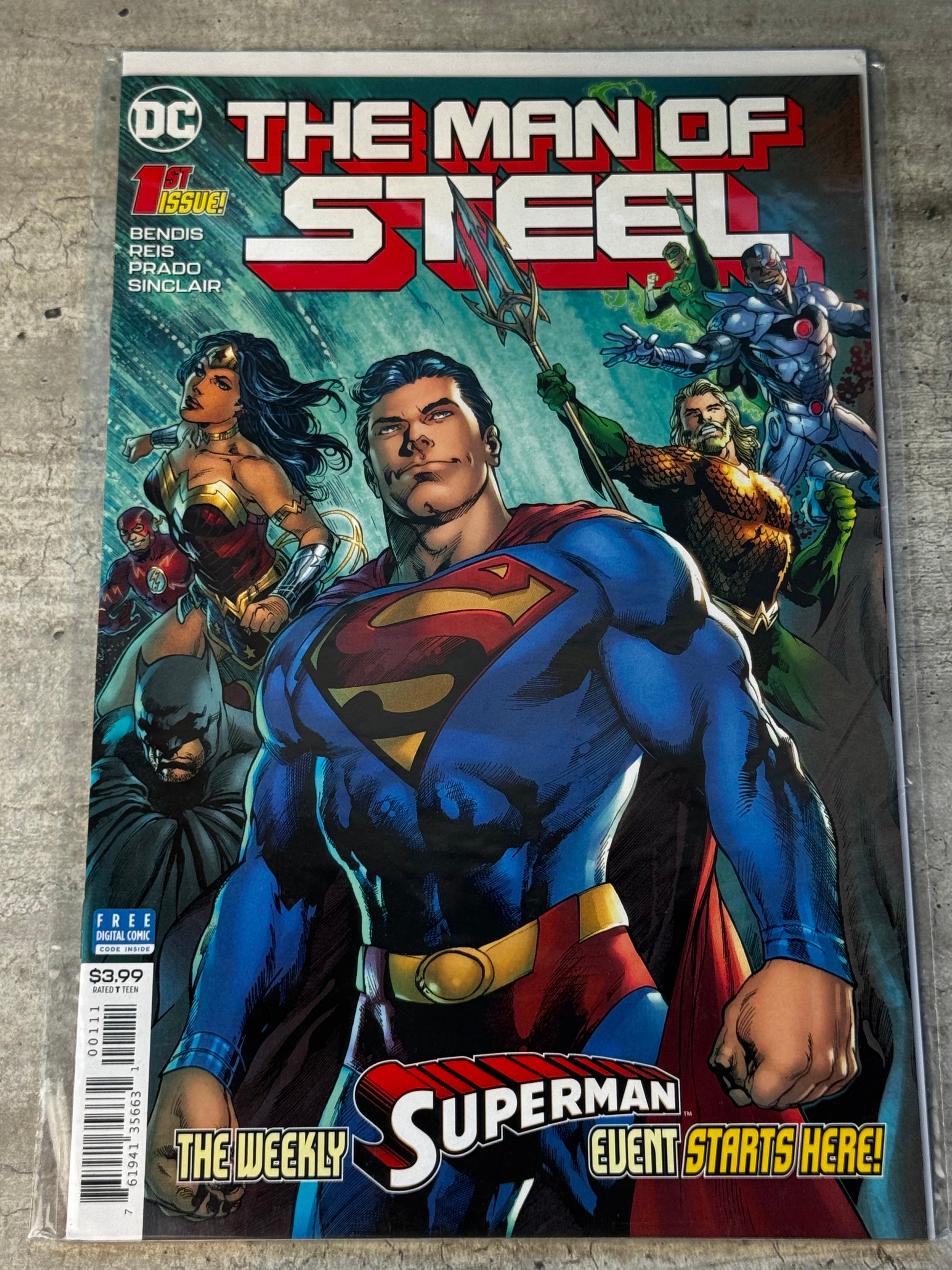 2018 - The Man of Steel, Vol. 2 #1 Var. A - Part 1 - NM+ - ENG 1