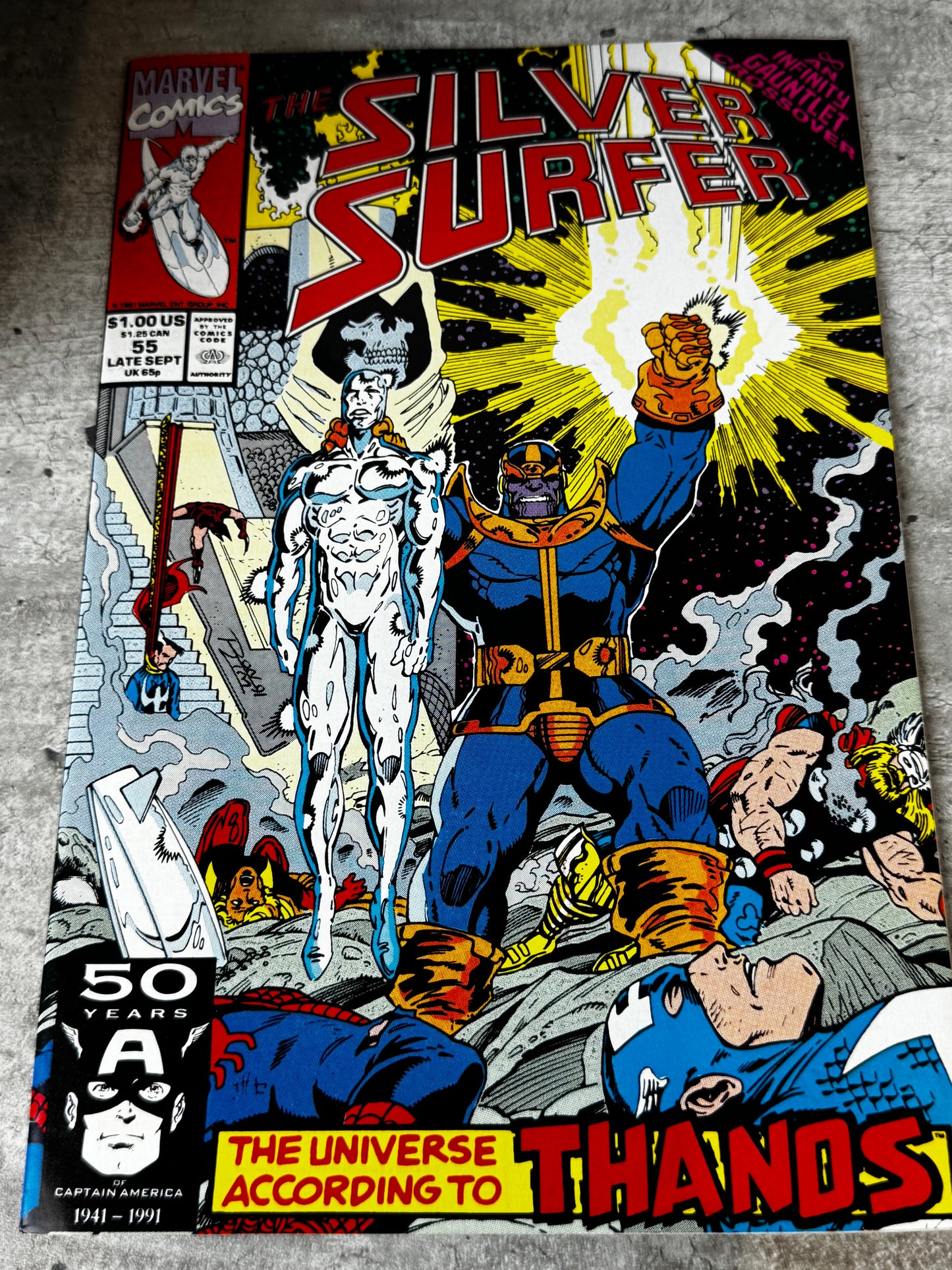 1991 - Marvel Comics - Silver Surfer, Vol. 3 #55 Var. A - VF/NM - ENG 1