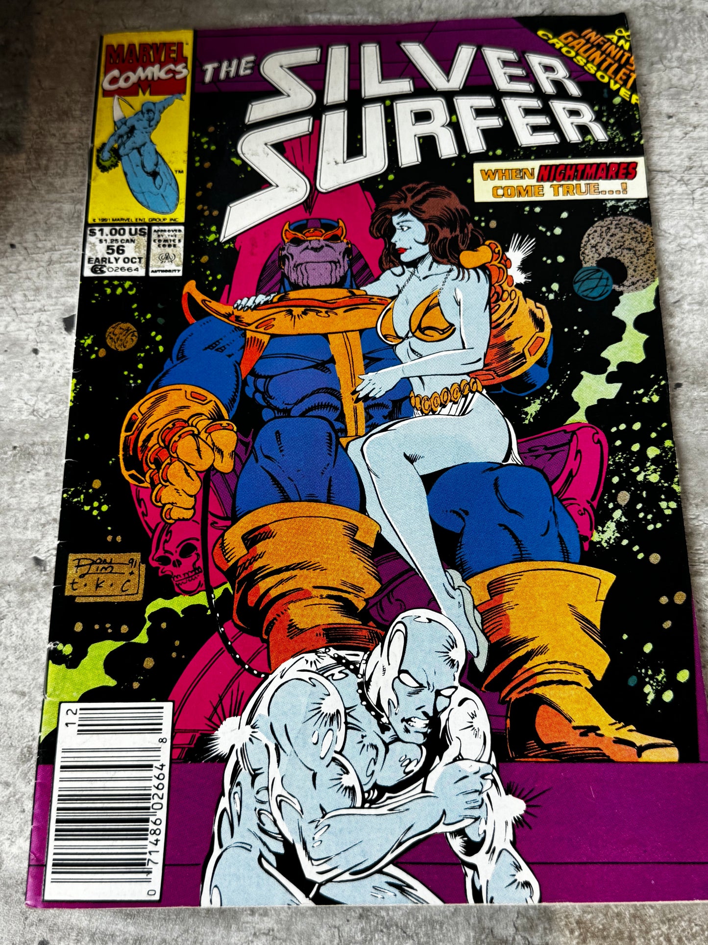 1991 - Marvel Comics - Silver Surfer, Vol. 3 #56 Var. A - VF/NM - ENG 1