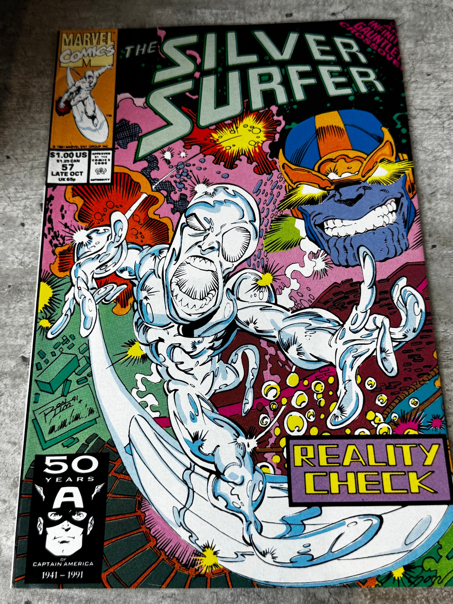 1991 - Marvel Comics - Silver Surfer, Vol. 3 #57 Var. A - VF/NM - ENG 1