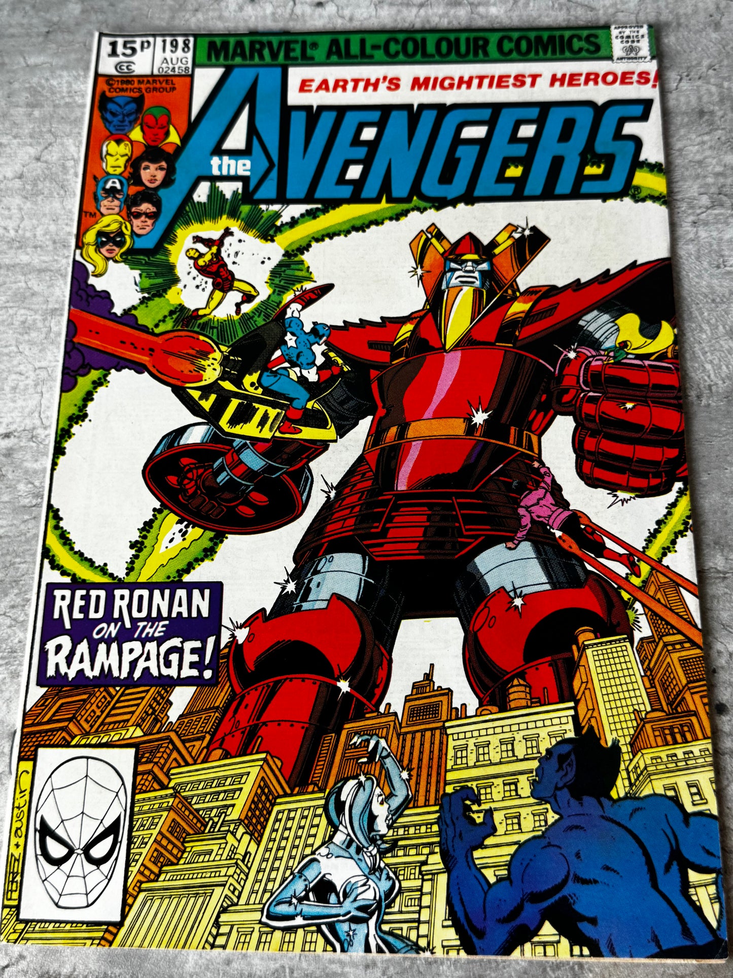 1980 - Marvel Comics - The Avengers, Vol. 1 #198 Var. C - VF+ - ENG 1