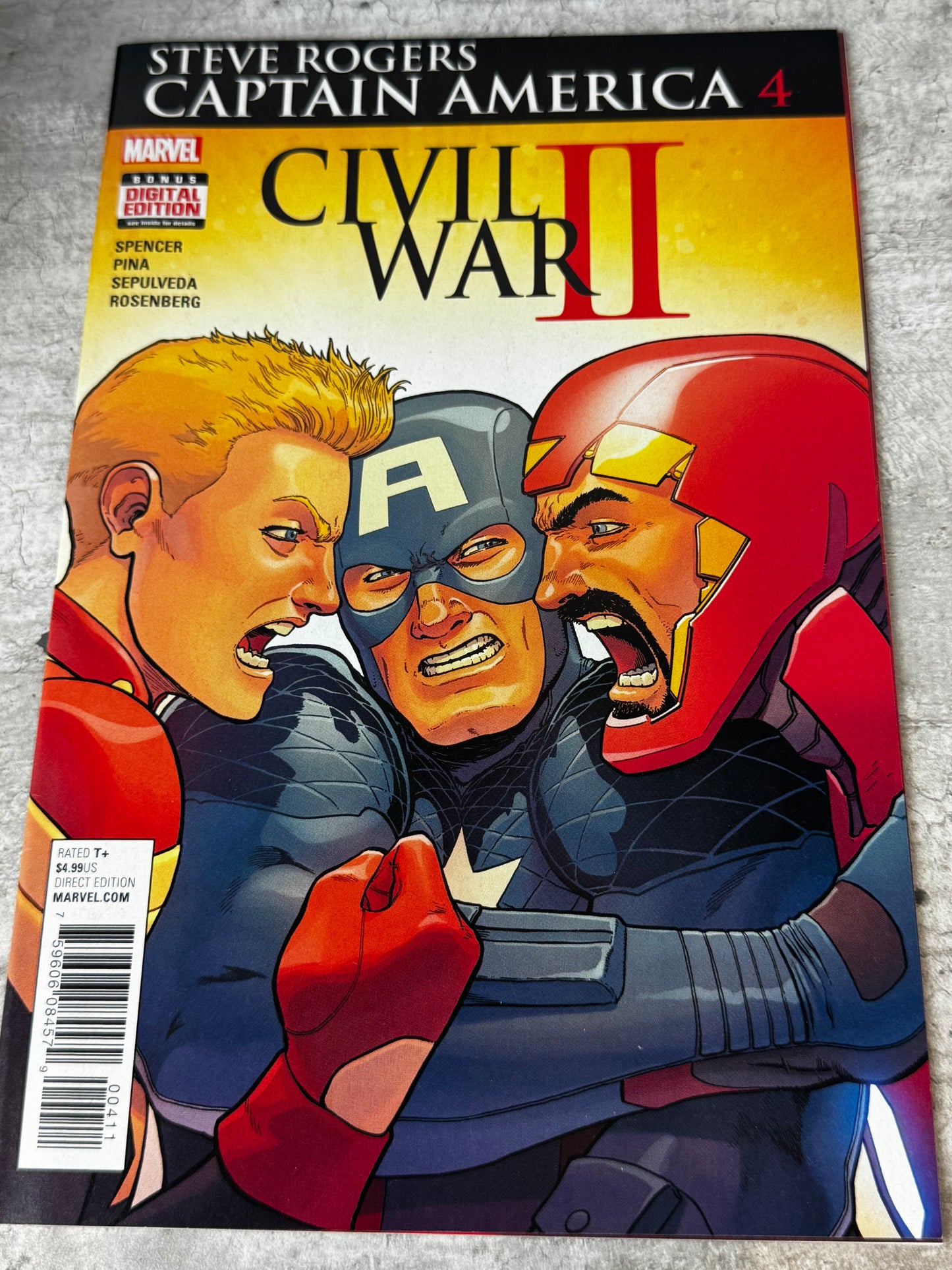 2016 - Marvel Comics - Captain America: Steve Rogers #4NM - ENG 1