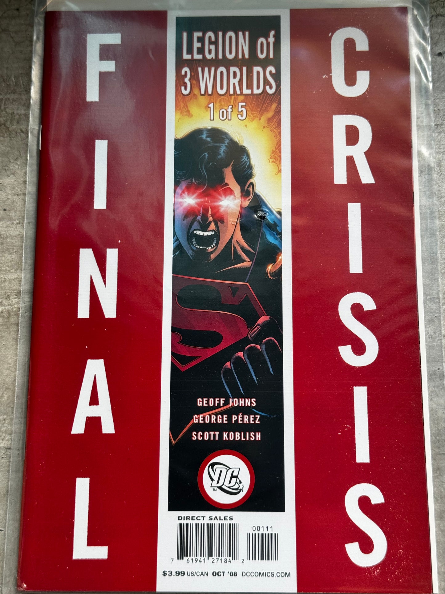 2008 - DC Comics - Final Crisis: Legion of Three Worlds #1 Var. B - NM - ENG 1