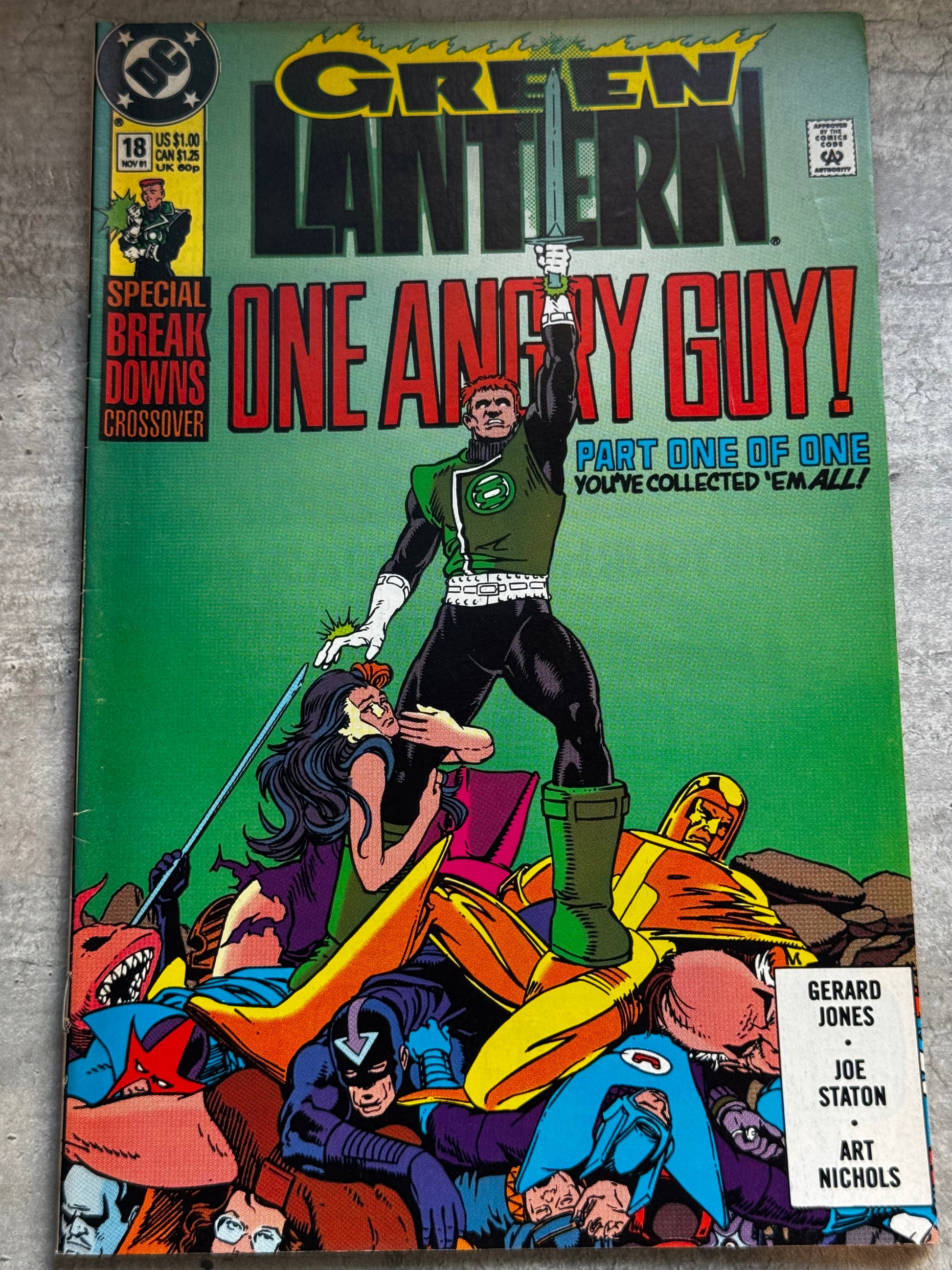 1991 - DC Comics - Green Lantern, Vol. 3 #18 Var. A - VF/NM - ENG 1