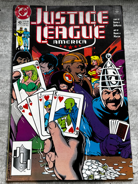 1990 - Justice League / International / America #43 Var. A - VF/NM - ENG 1