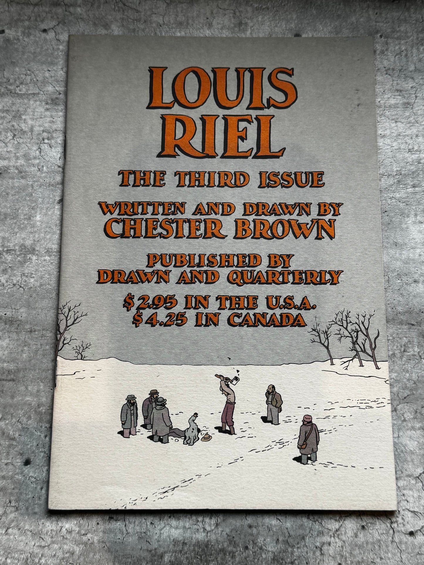 1999 - Drawn & Quarterly - Louis Riel #3VF/NM - ENG 1