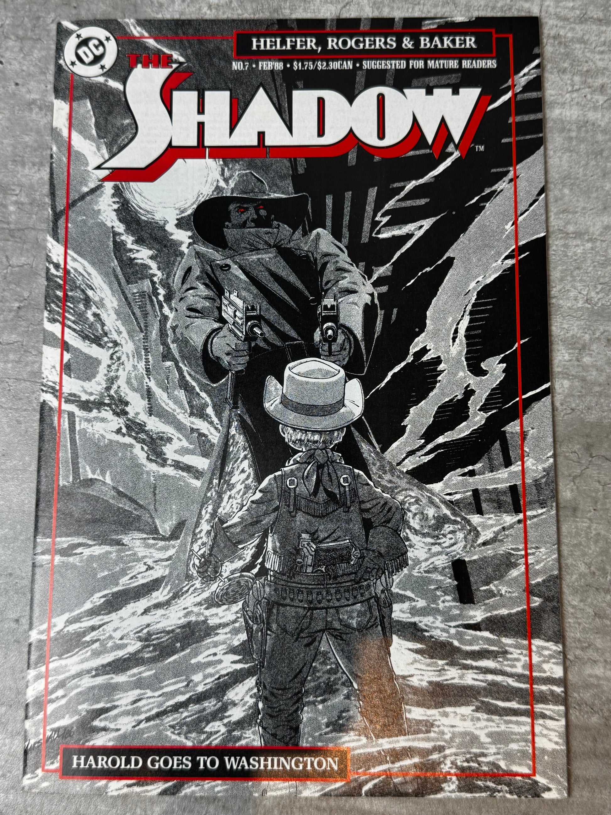 1988 - DC Comics - Shadow, Vol. 3 #7 - Harold Goes to Washington - NM - ENG 1