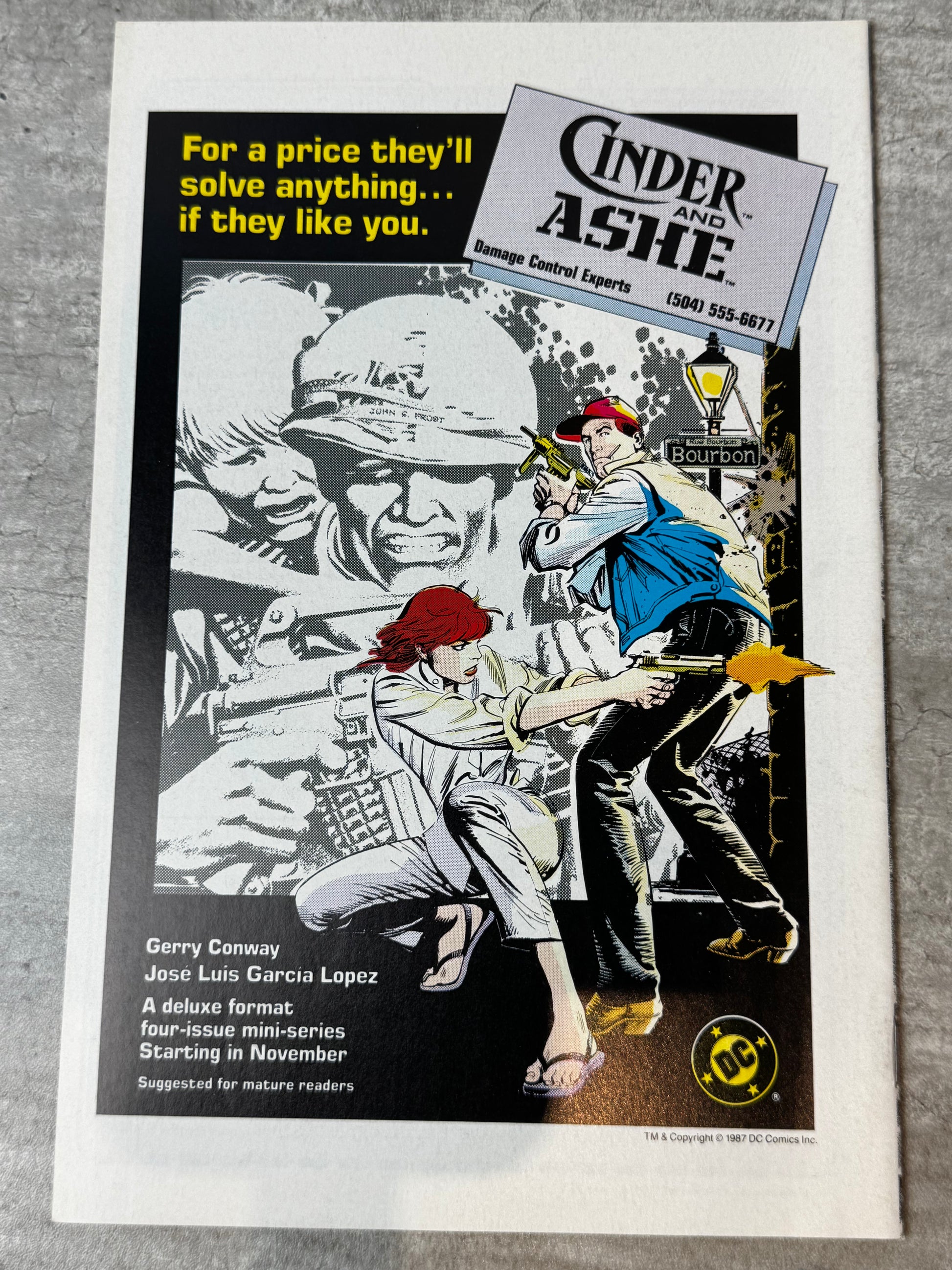 1988 - DC Comics - Shadow, Vol. 3 #7 - Harold Goes to Washington - NM - ENG 2