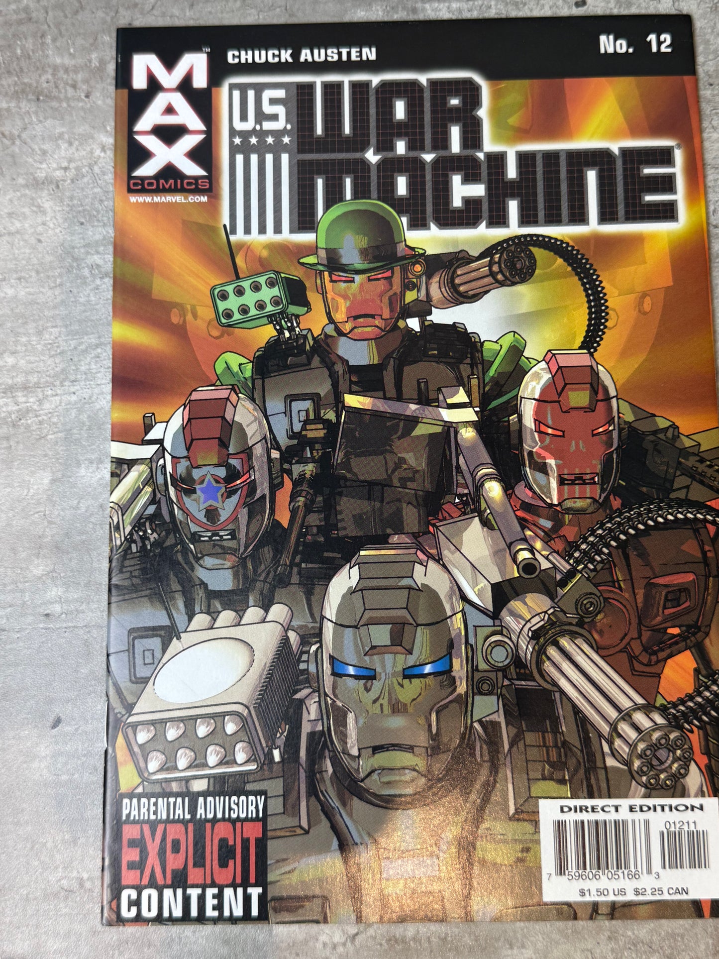 2002 - Marvel Comics - U.S. War Machine #12NM/M - ENG 1