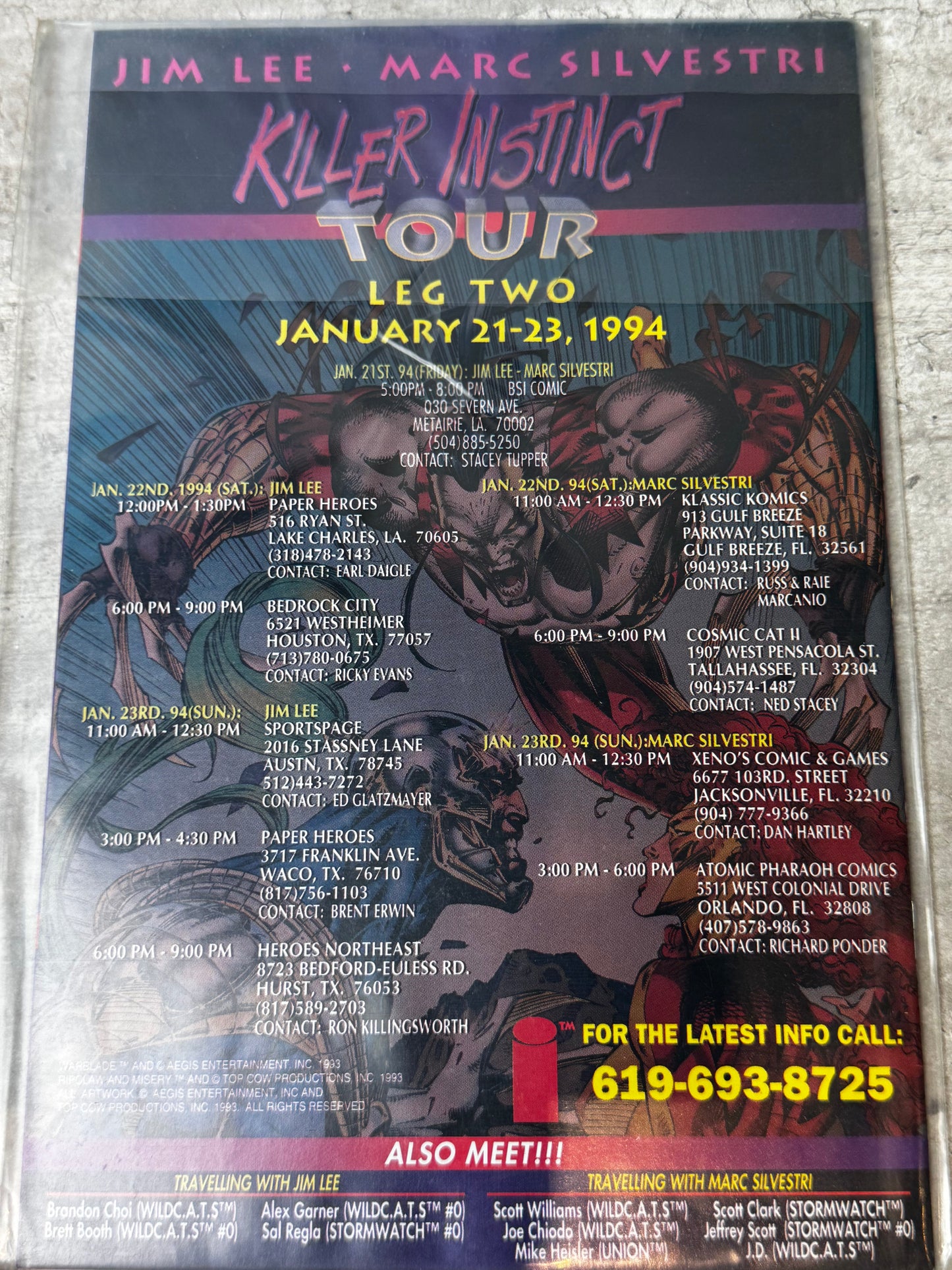 1997 - Splitter - WildC.A.T.S. #7 Var. B - NM - ENG 2