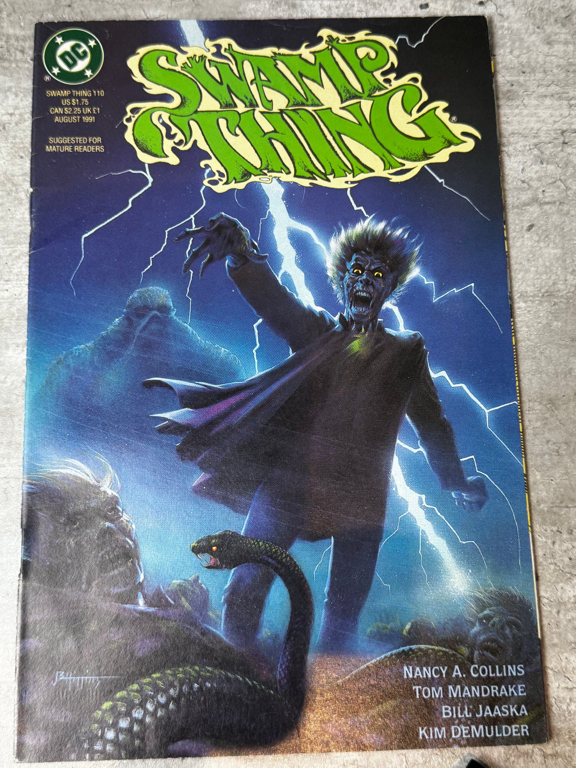 1991 - DC Comics - Swamp Thing, Vol. 2 #110 - Any Deadly Thing - VF/NM - ENG 1