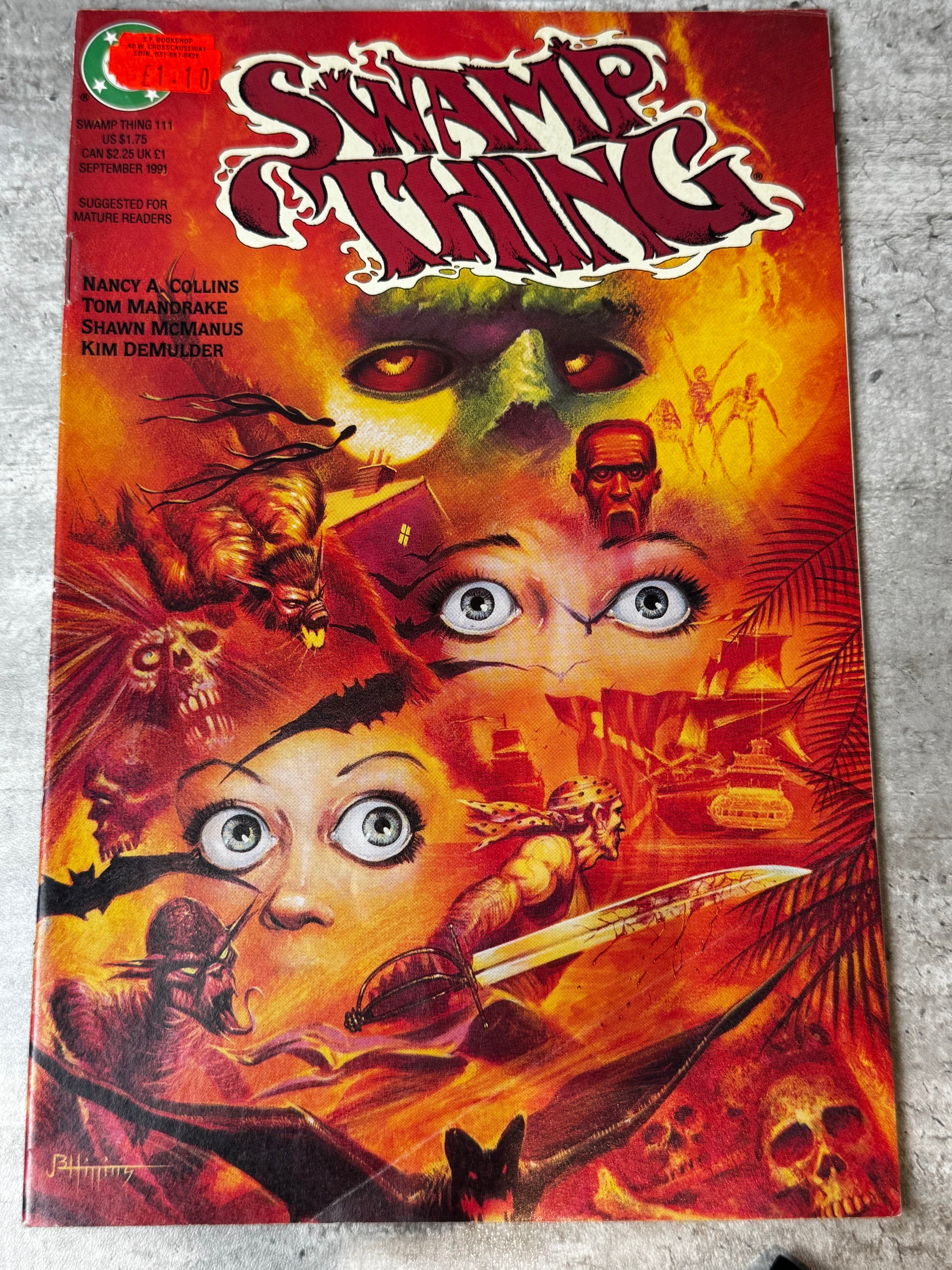 1991 - DC Comics - Swamp Thing, Vol. 2 #111 - Zydeco Ya-Ya - VF/NM - ENG 1