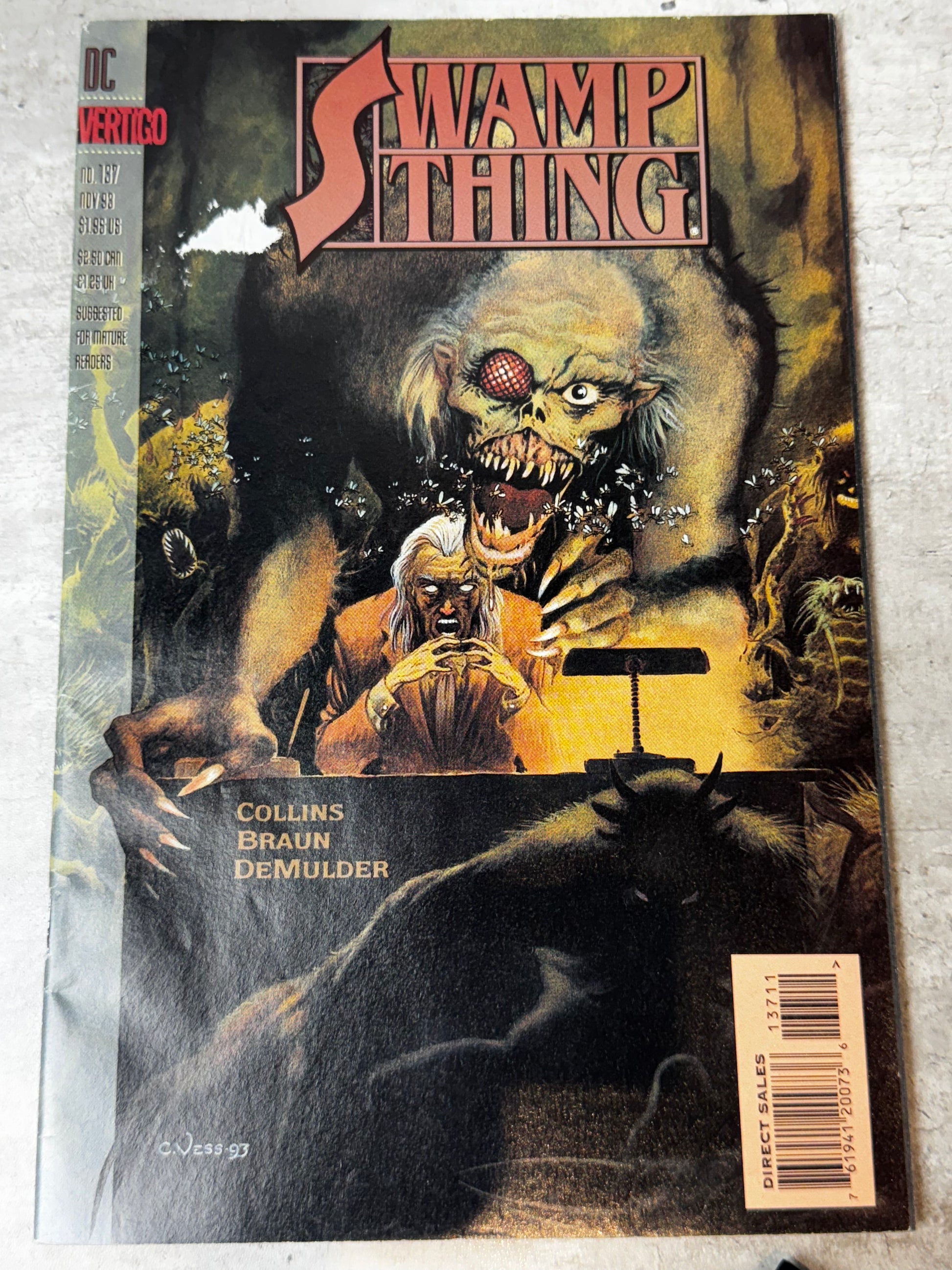 1993 - DC Comics - Swamp Thing, Vol. 2 #137 - Dead Relatives! - VF/NM - ENG 1