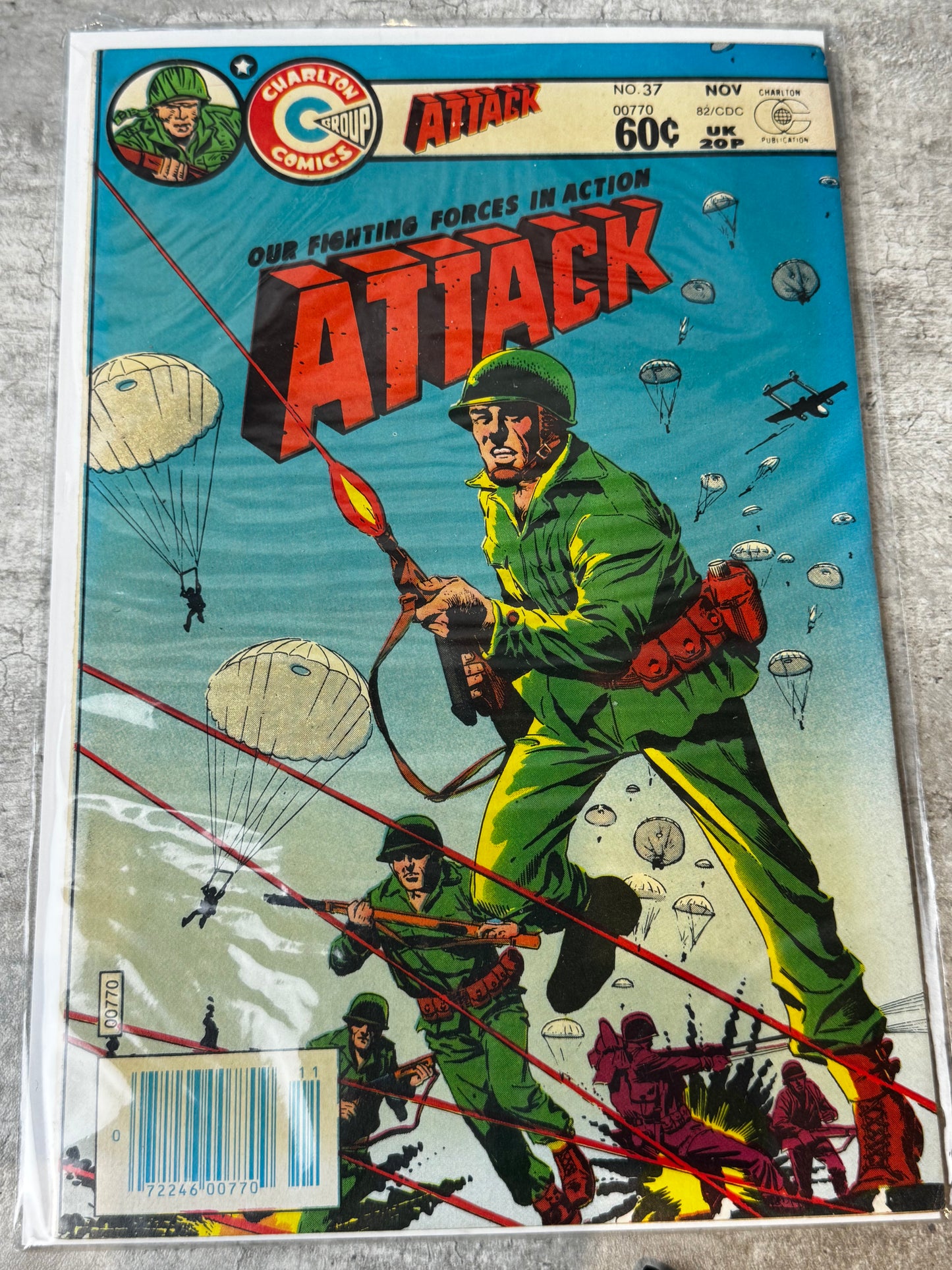 1982 - Charlton Comics - Attack!, Vol. 5 #37 Var. A - VF+ - ENG 1